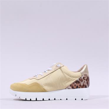 Wonders Odisei Bungee Lace Nylon Trainer - Soft Yellow